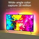 Fita LED RGBIC para TV 55–75" com Câmera Controle App Sync Música Luz Ambiente Gamer