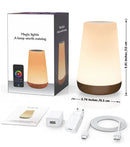 Luminária Smart WiFi Tuya RGB Touch LED Abajur Inteligente com Controle por App Alexa Google Home