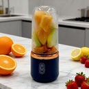 Liquidificador Portátil USB Double Cup com 6 Lâminas Mixer para Sucos e Smoothies