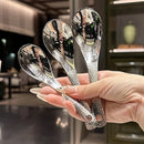 Kit 2 Colheres em Aço Inox Grande Capacidade Polimento Espelhado Sobremesa e Frutas