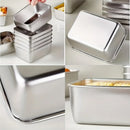 Kit 5 Potes em Aço Inox para Alimentos com Tampa Hermética Marmitas BPA Free