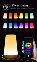 Luminária Smart WiFi Tuya RGB Touch LED Abajur Inteligente com Controle por App Alexa Google Home