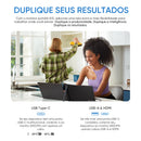 Monitor Portátil ARZOPA A1S 14" Full HD IPS HDR10 USB-C HDMI para Notebook, PC, PS5, Xbox e Switch