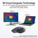 Mouse Sem Fio Rapoo MT760L/MT760M Bluetooth Multi-Mode 4000 DPI Ergonômico para até 4 Dispositivos