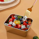Kit 5 Potes em Aço Inox para Alimentos com Tampa Hermética Marmitas BPA Free