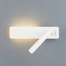 Arandela LED de Parede com Luz de Leitura 3W Rotação Direcionável para Cabeceira Quarto e Hotel