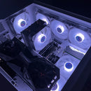 Cooler Fan 120mm ARGB Wovibo PWM 4Pin Silencioso para Gabinete e Radiador PC