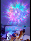 Projetor Astronauta Galaxy LED com Bluetooth Caixa de Som Luz Estrelas Quarto Infantil Decoração
