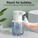 Dispenser Automático de Sabão 400ml com Sensor Infravermelho – Espuma/Gel, 4 Níveis, Recarregável, IPX5