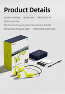 Fone de Ouvido Condução Óssea POLVCDG X9 32GB IPX8 – Bluetooth, À Prova D’Água, Esportivo, Open Ear