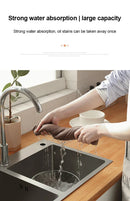 Kit 6 Panos de Limpeza Honeycomb Absorventes sem Fiapos para Cozinha e Vidros
