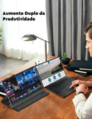 Monitor Portátil Amoudo 15.6" Full HD IPS USB-C HDMI com Suporte e VESA para Notebook, PC e Consoles