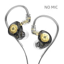 Fone de Ouvido KZ EDX Pro In-Ear HiFi com Graves Potentes – Monitor Gamer com Fio
