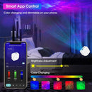 Projetor Estrelado Smart WiFi Tuya LED RGB com Controle por App e Voz Luz Galaxy Ambiente