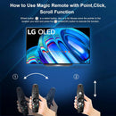 Controle Remoto Smart para TV LG AN-MR20GA com Voz e Ponteiro Compatível com Diversos Modelos