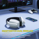 Headset Gamer Sem Fio BINNUNE BW06 Bluetooth 2.4GHz – PS5, PS4, PC, Mac, Com Microfone