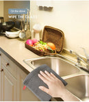Kit 6 Panos de Limpeza Honeycomb Absorventes sem Fiapos para Cozinha e Vidros