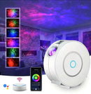 Projetor Estrelado Smart WiFi Tuya LED RGB com Controle por App e Voz Luz Galaxy Ambiente