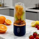 Liquidificador Portátil USB Double Cup com 6 Lâminas Mixer para Sucos e Smoothies