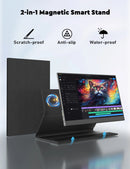 Monitor Portátil Amoudo 15.6" Full HD IPS USB-C HDMI com Suporte e VESA para Notebook, PC e Consoles