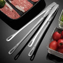 Pinça de Cozinha em Aço Inox 24cm ou 28cm Pegador para Churrasco Grelha e Alimentos