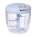 Triturador Manual de Alimentos 500ml ou 900ml Processador de Alho Cebola Carne e Legumes