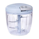 Triturador Manual de Alimentos 500ml ou 900ml Processador de Alho Cebola Carne e Legumes