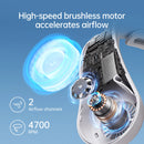 Ventilador de Pescoço JISULIFE FA14X 5000mAh Sem Hélice 5 Velocidades Portátil Hands-Free