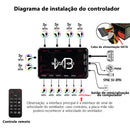 Cooler Fan 120mm ARGB Wovibo PWM 4Pin Silencioso para Gabinete e Radiador PC