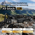 Fone de Ouvido Condução Óssea POLVCDG X9 32GB IPX8 – Bluetooth, À Prova D’Água, Esportivo, Open Ear