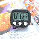 Timer Digital de Cozinha LCD com Ímã Temporizador Eletrônico Contagem Regressiva