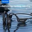 Fone de Ouvido Condução Óssea POLVCDG X9 32GB IPX8 – Bluetooth, À Prova D’Água, Esportivo, Open Ear