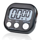 Timer Digital de Cozinha LCD com Ímã Temporizador Eletrônico Contagem Regressiva