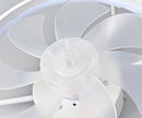Ventilador de Teto 55W com Luz LED Dimerizável Controle Remoto Silencioso Moderno 34cm