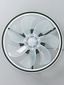 Ventilador de Teto 55W com Luz LED Dimerizável Controle Remoto Silencioso Moderno 34cm