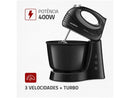 Batedeira Mondial Prática B-44-B 400W Preta 110V com 3 Velocidades