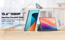 Monitor Portátil Amoudo 15.6" Full HD IPS USB-C HDMI com Suporte e VESA para Notebook, PC e Consoles