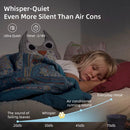 Ventilador de Teto com Lâmpada LED E27 DIBILUN com Controle Remoto Dimerizável 24W 30W 40W 80W