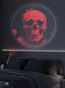 Projetor LED USB 5V Tema Planetário/Halloween Luz Noturna Decorativa para Teto com Projeção Ambiente