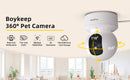Câmera Pet WiFi 2K Boykeep 360° com Áudio Bidirecional Visão Noturna e App Monitoramento