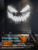 Projetor LED USB 5V Tema Planetário/Halloween Luz Noturna Decorativa para Teto com Projeção Ambiente