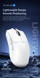Mouse Gamer Attack Shark X11 Wireless Tri-Mode RGB 22000 DPI Sensor PAW3311 com Dock Magnético