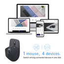 Mouse Sem Fio Rapoo MT760L/MT760M Bluetooth Multi-Mode 4000 DPI Ergonômico para até 4 Dispositivos