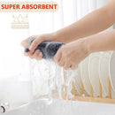 Kit 6 Panos de Limpeza Honeycomb Absorventes sem Fiapos para Cozinha e Vidros