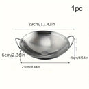 Frigideira 29cm em Aço Inox Honeycomb Antiaderente Resistente a Riscos com Cabo