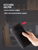 Kit 6 Panos de Limpeza Honeycomb Absorventes sem Fiapos para Cozinha e Vidros