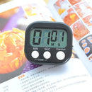 Timer Digital de Cozinha LCD com Ímã Temporizador Eletrônico Contagem Regressiva