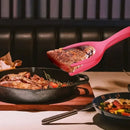 Pegador 2 em 1 com Espátula de Nylon Virador para Ovo Carne Panqueca e Grelhados