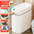 Lixeira Inteligente Joybos com Sensor Automático e Fixação de Saco Recarregável para Cozinha Banheiro e Sala