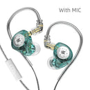 Fone de Ouvido KZ EDX Pro In-Ear HiFi com Graves Potentes – Monitor Gamer com Fio